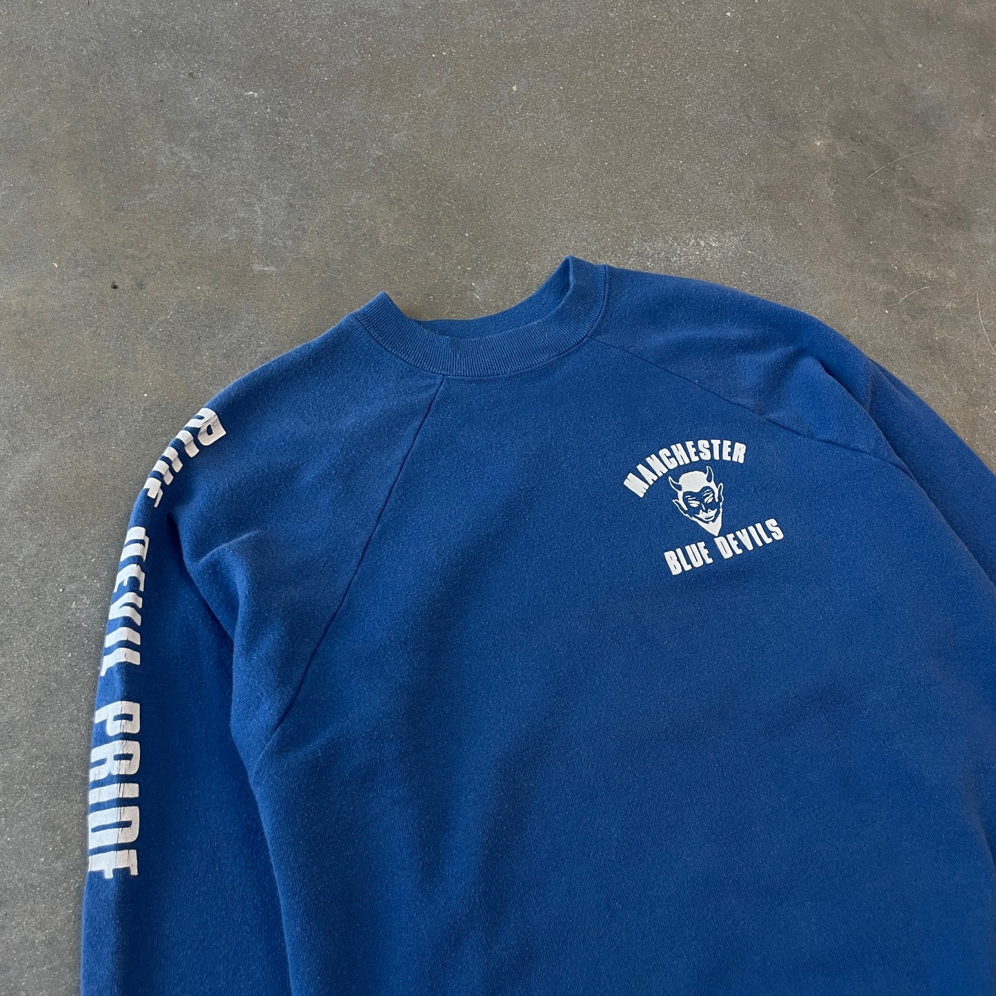 1980s Manchester Blue Devils Crewneck [M]