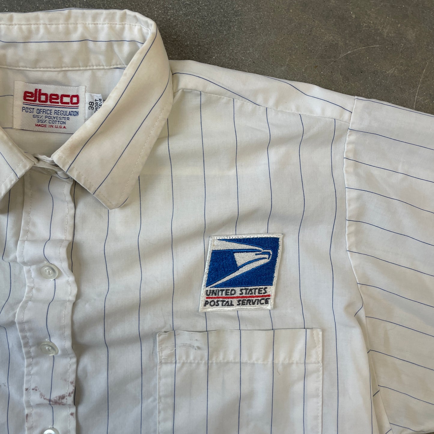 1980s USPS SS Button-Up [M/L]