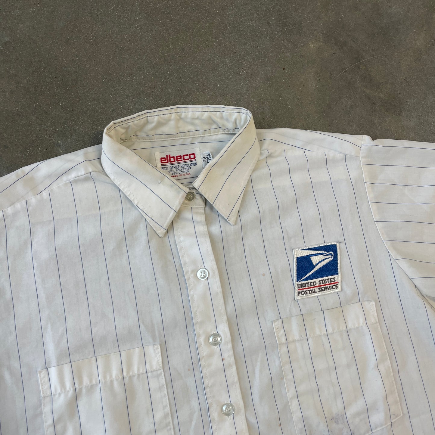 1980s USPS SS Button-Up [M/L]