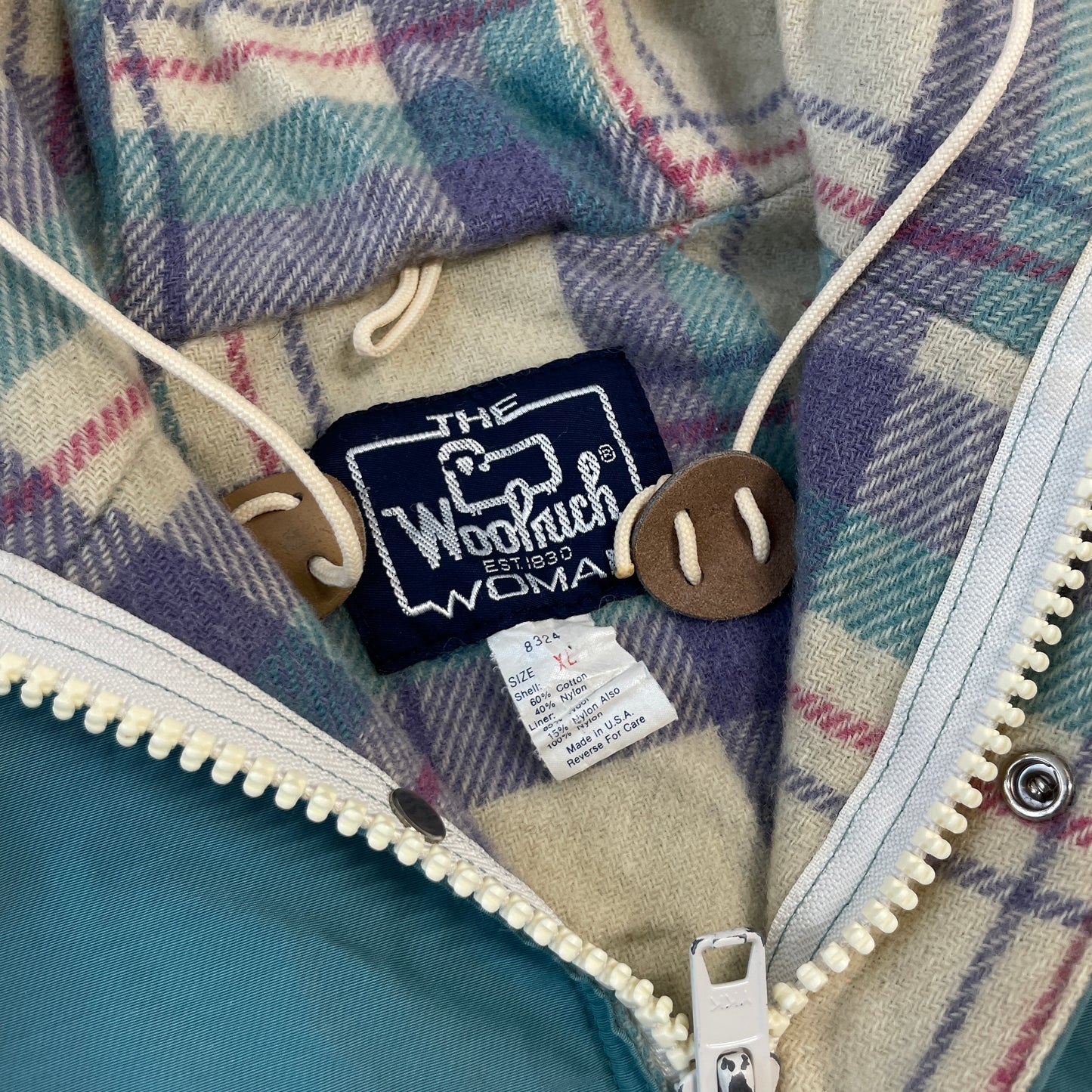 1980s Woolrich Zip-Up Parka Jacket [XL]