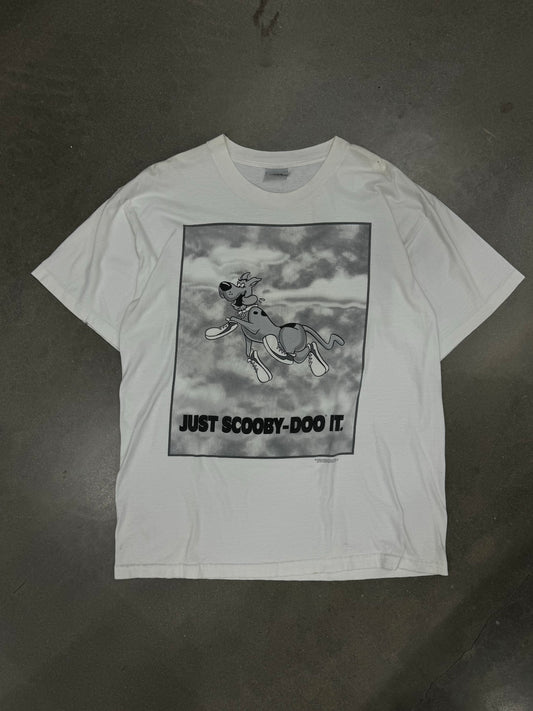 Vintage 1990s Just Scooby-Doo It Stanley Desantis T-Shirt [XL]