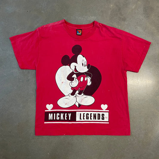 1990s Mickey Legends T-Shirt [XXL]