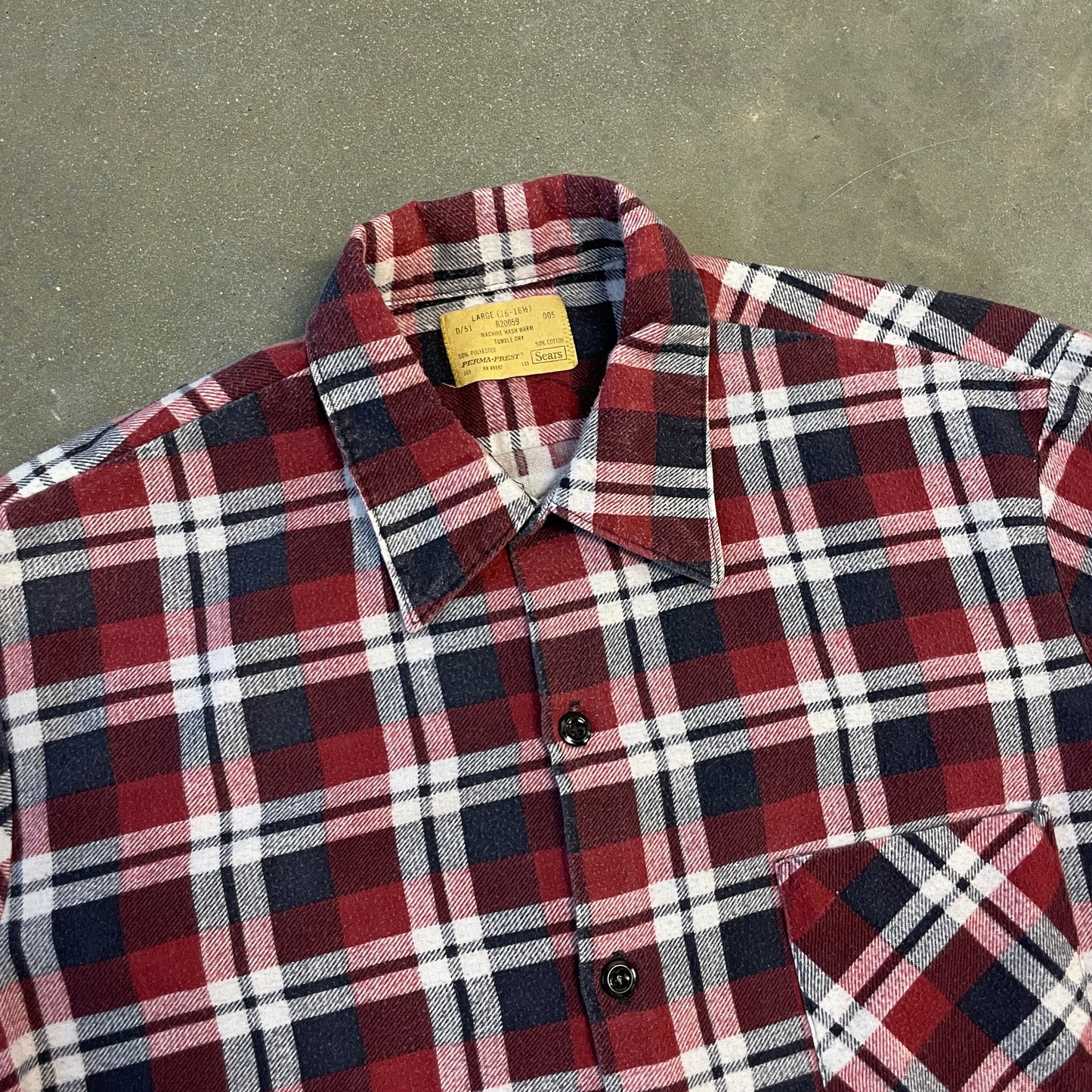 1980s Sears Flannel [L]