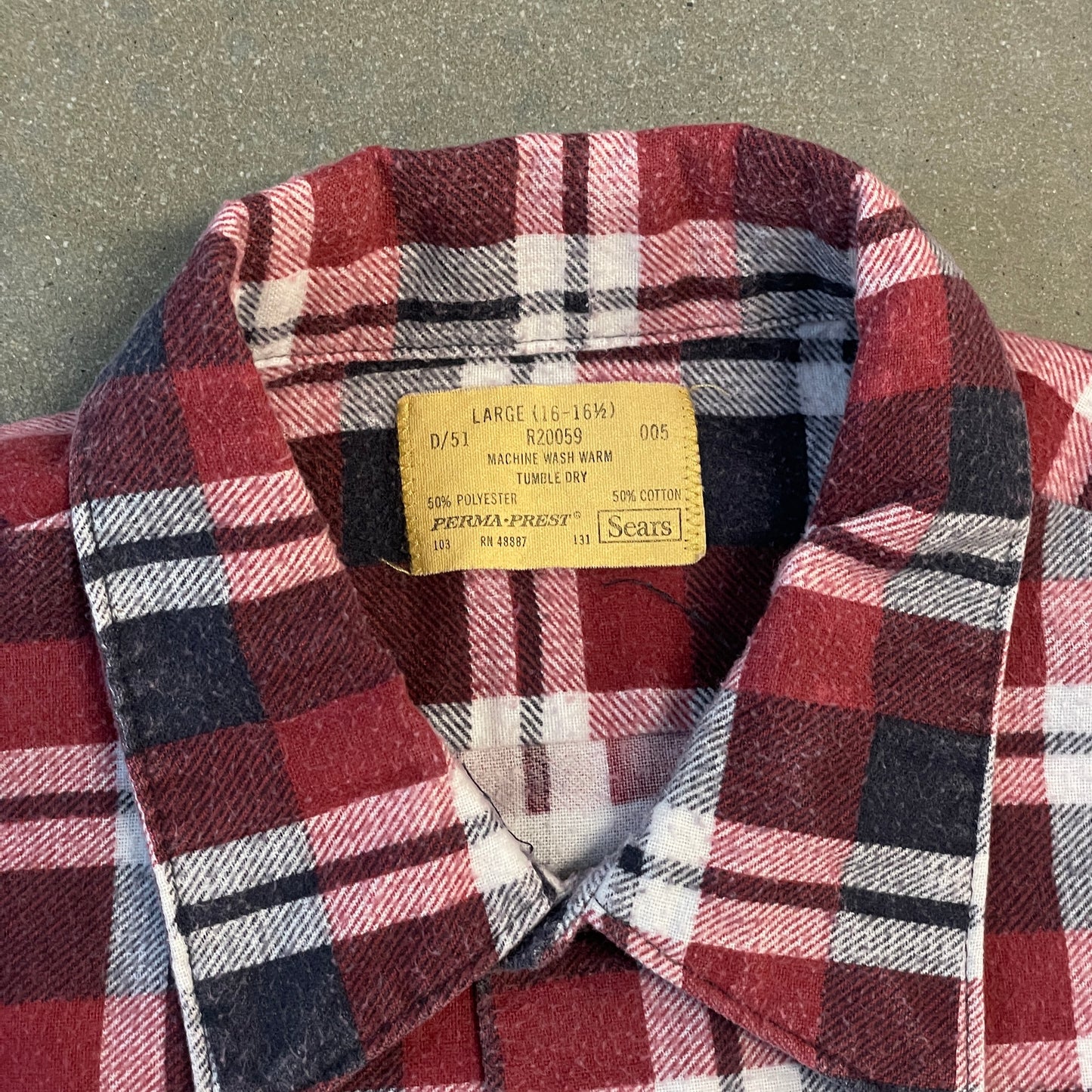 1980s Sears Flannel [L]
