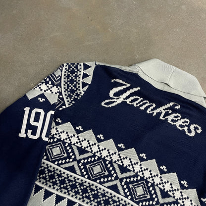 1990s Yankees Knit Sweater [XL]