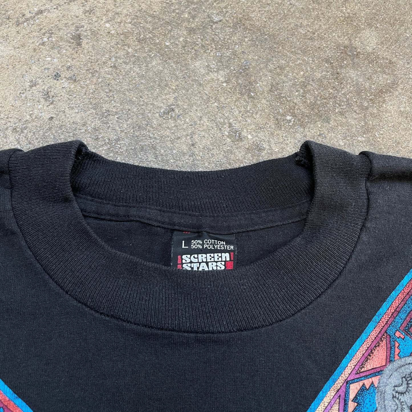 1990s Native American Art Neck Piece T-Shirt