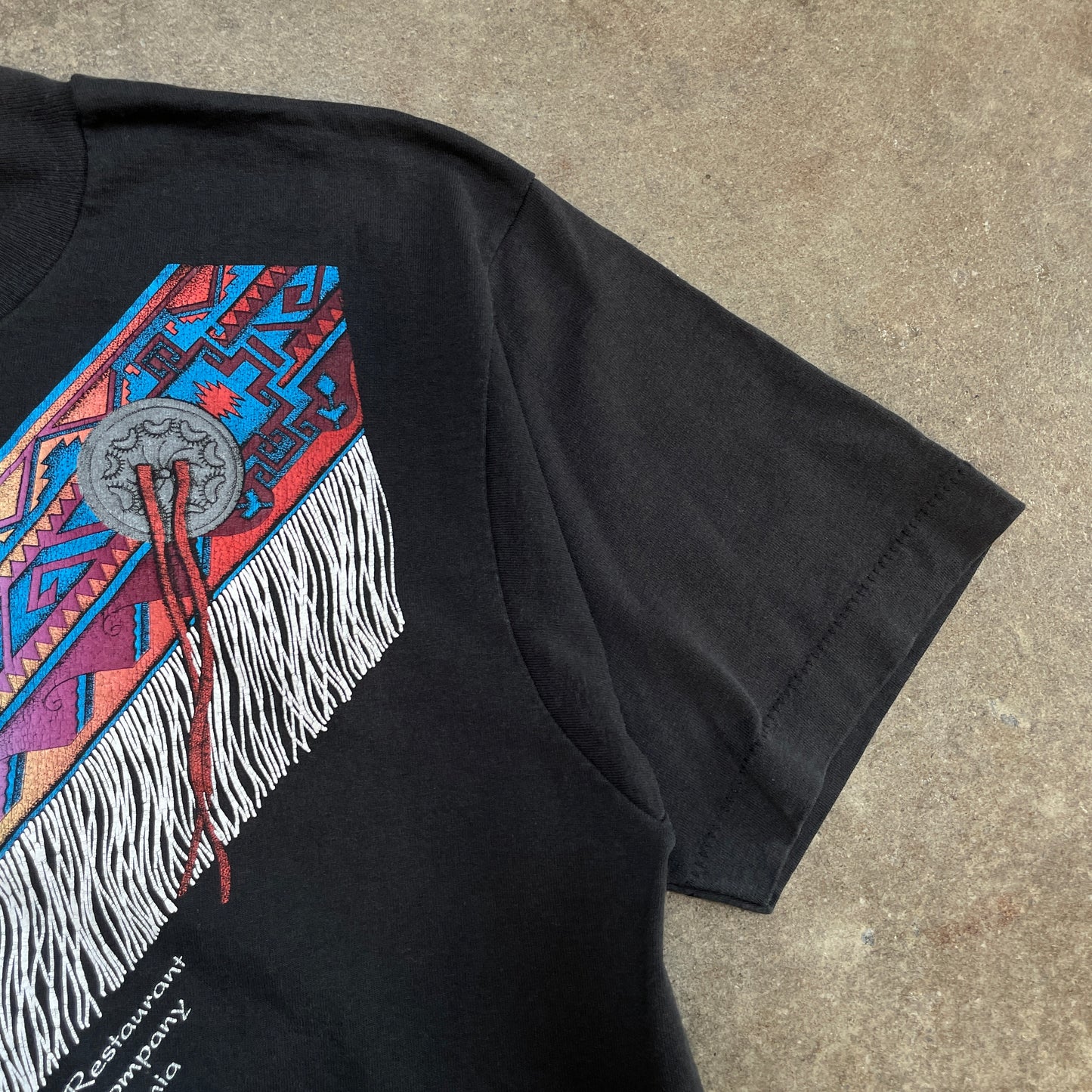 1990s Native American Art Neck Piece T-Shirt