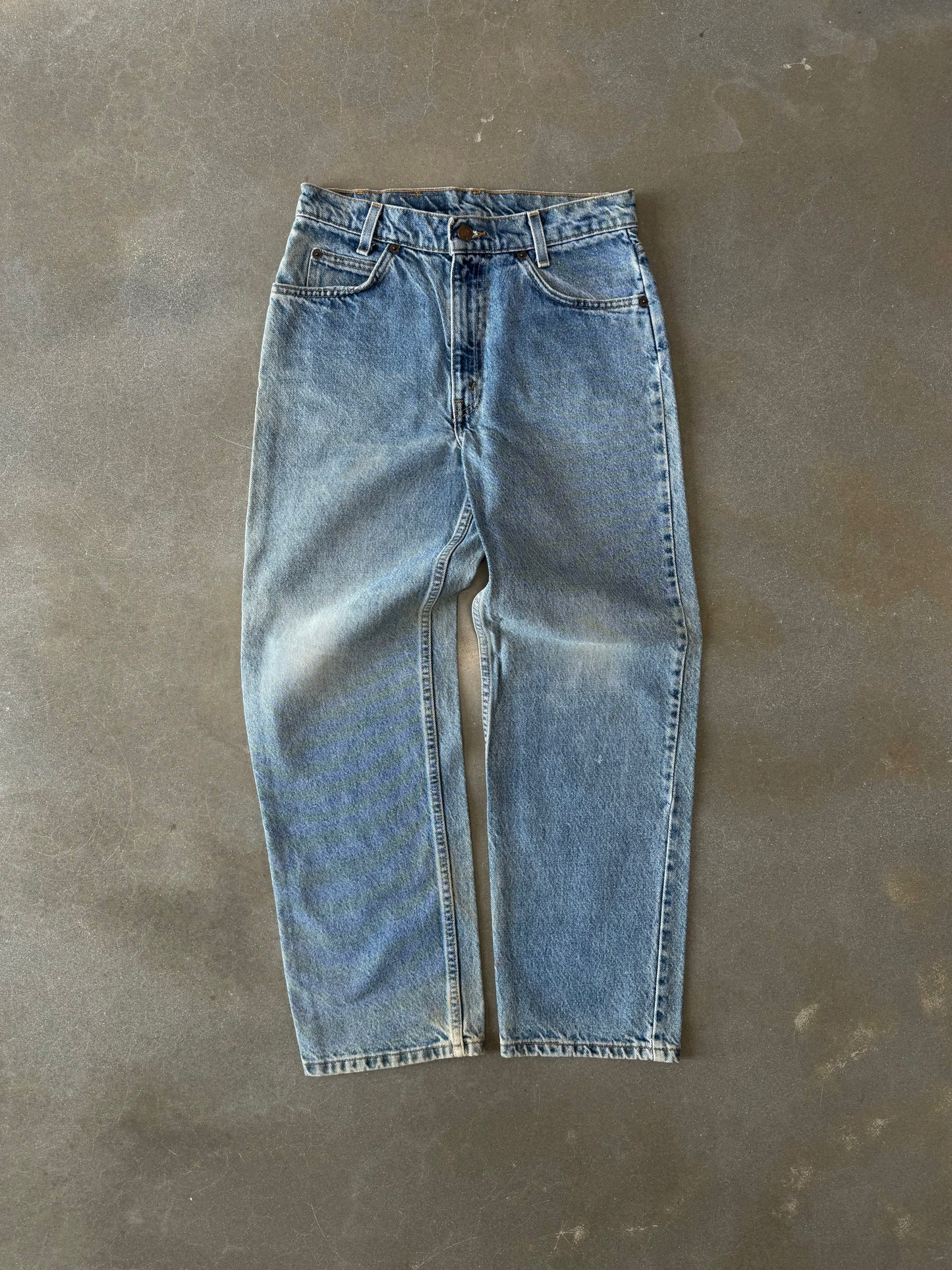 Vintage 1990s Levis 550 Relaxed Fit Orange Tab Jeans [28]