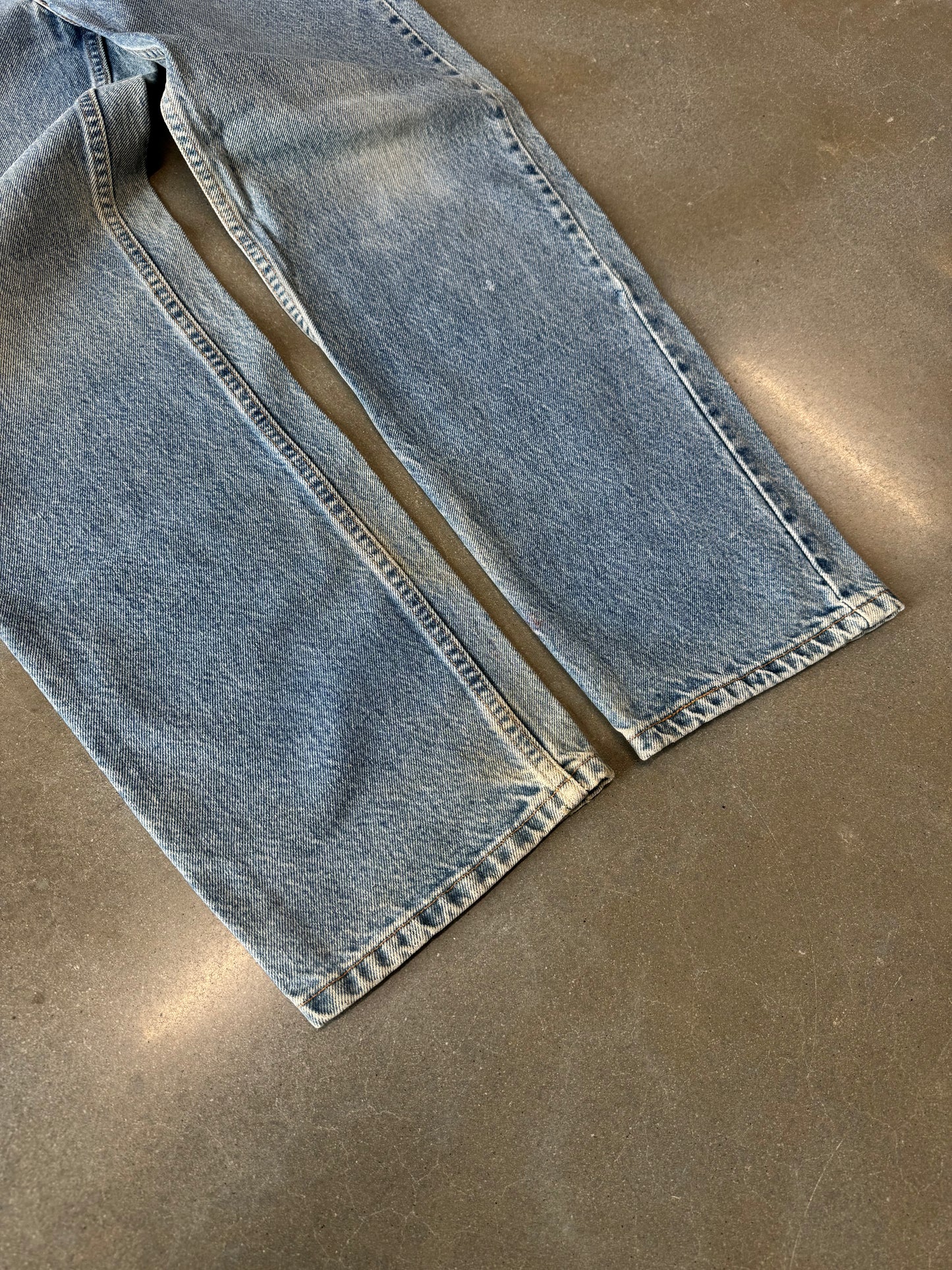 Vintage 1990s Levis 550 Relaxed Fit Orange Tab Jeans [28]