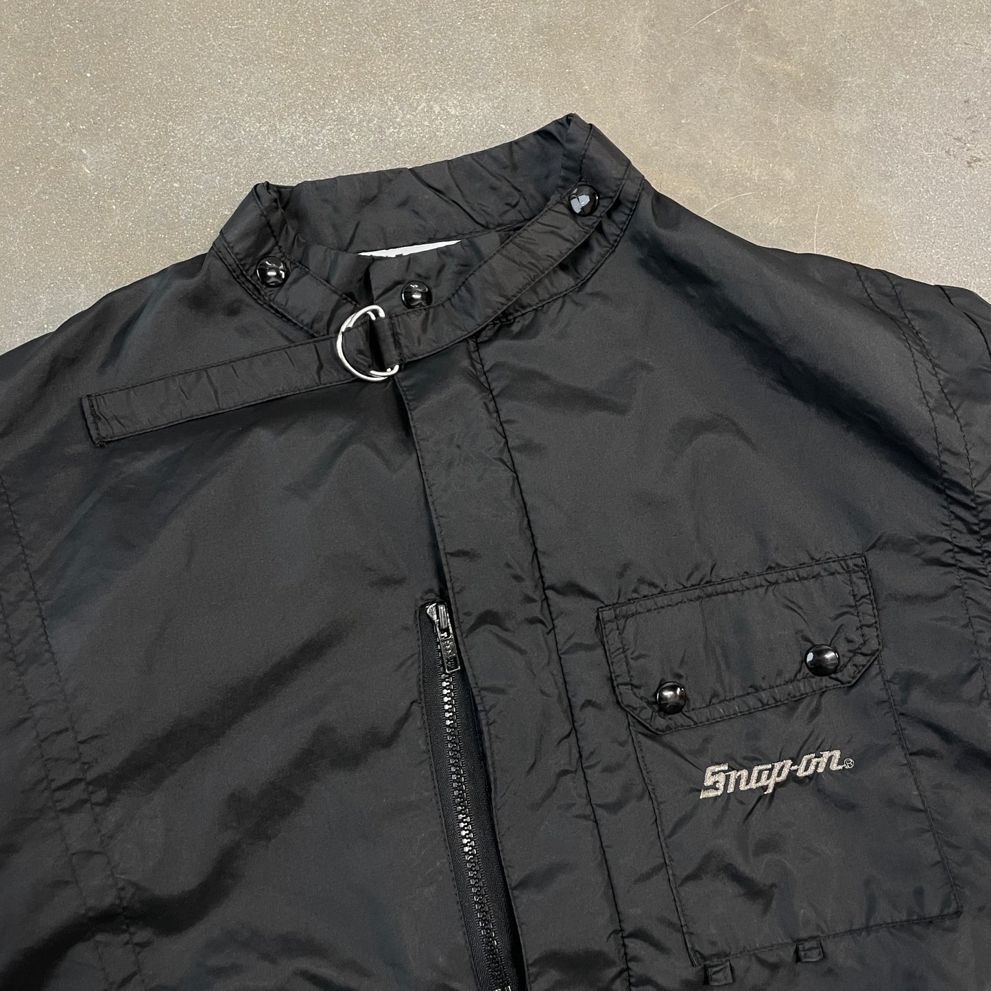 1990s Snap-On Tools Satin Work Jacket [L]