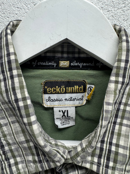 Y2K 2000s Ecko Unlimited Button-Up Shirt [XL]