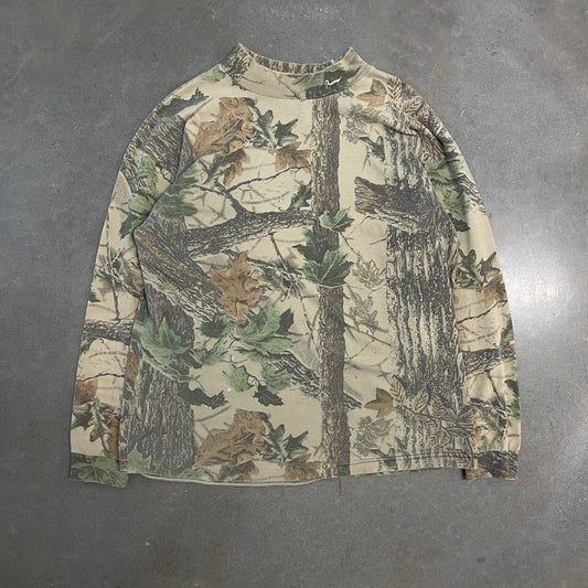 Y2K Faded Camo Longsleeve Shirt [XL]