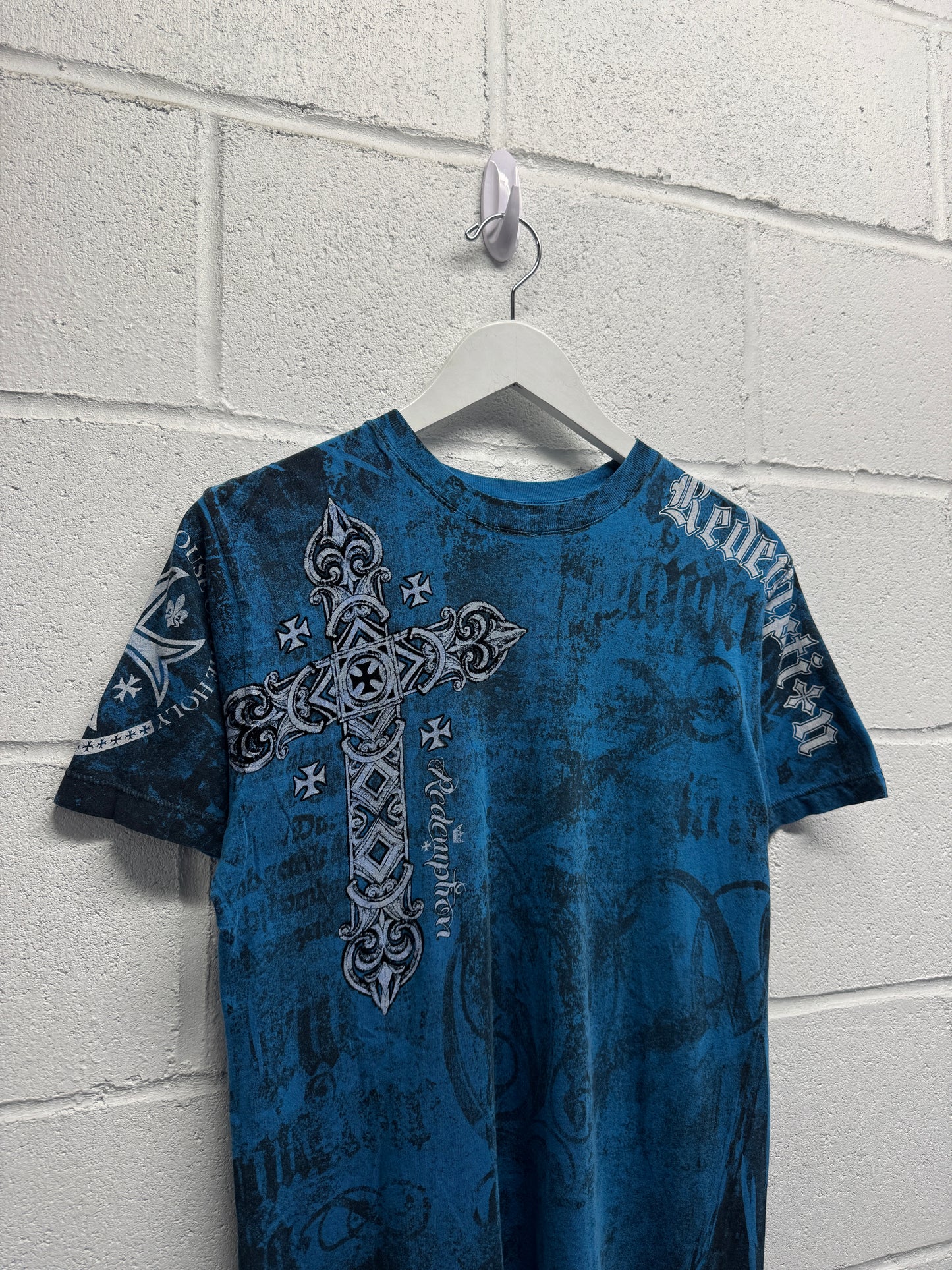 Y2K 2000s Tattoo Tribal Style T-Shirt [M/L]