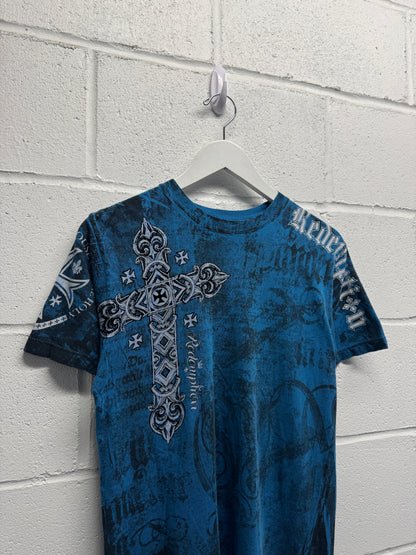 Y2K 2000s Tattoo Tribal Style T-Shirt [M/L]