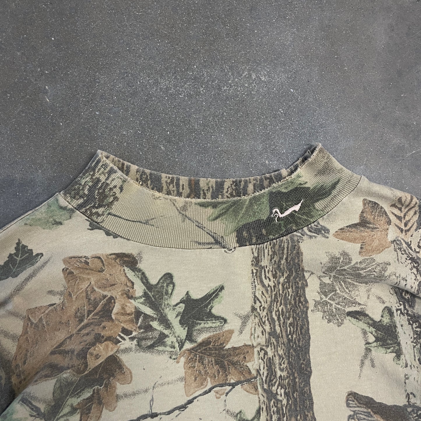 Y2K Faded Camo Longsleeve Shirt [XL]