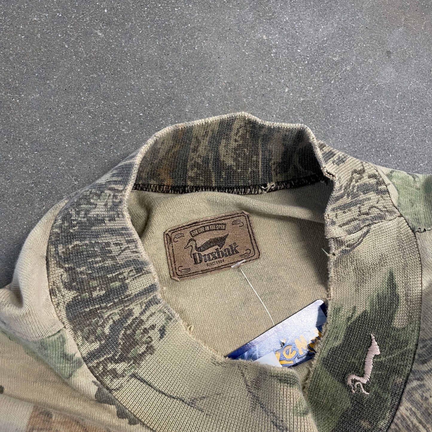 Y2K Faded Camo Longsleeve Shirt [XL]