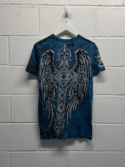 Y2K 2000s Tattoo Tribal Style T-Shirt [M/L]
