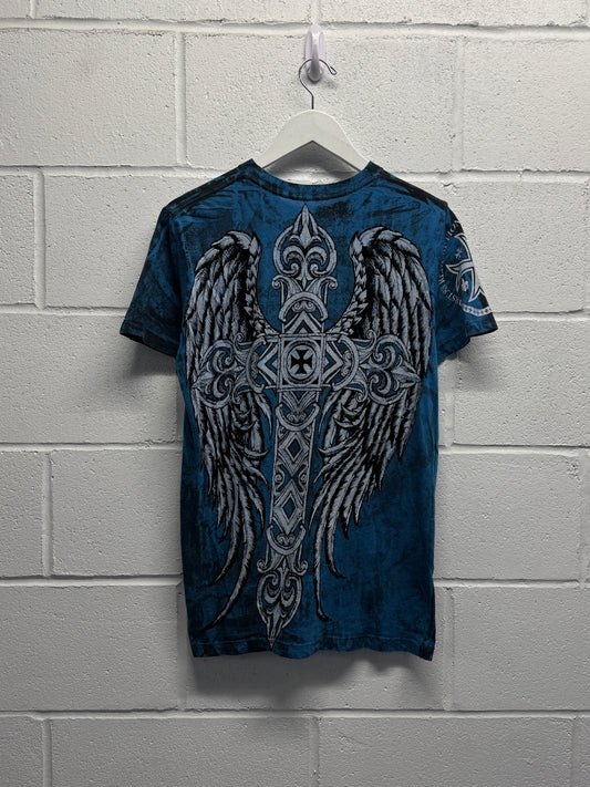Y2K 2000s Tattoo Tribal Style T-Shirt [M/L]