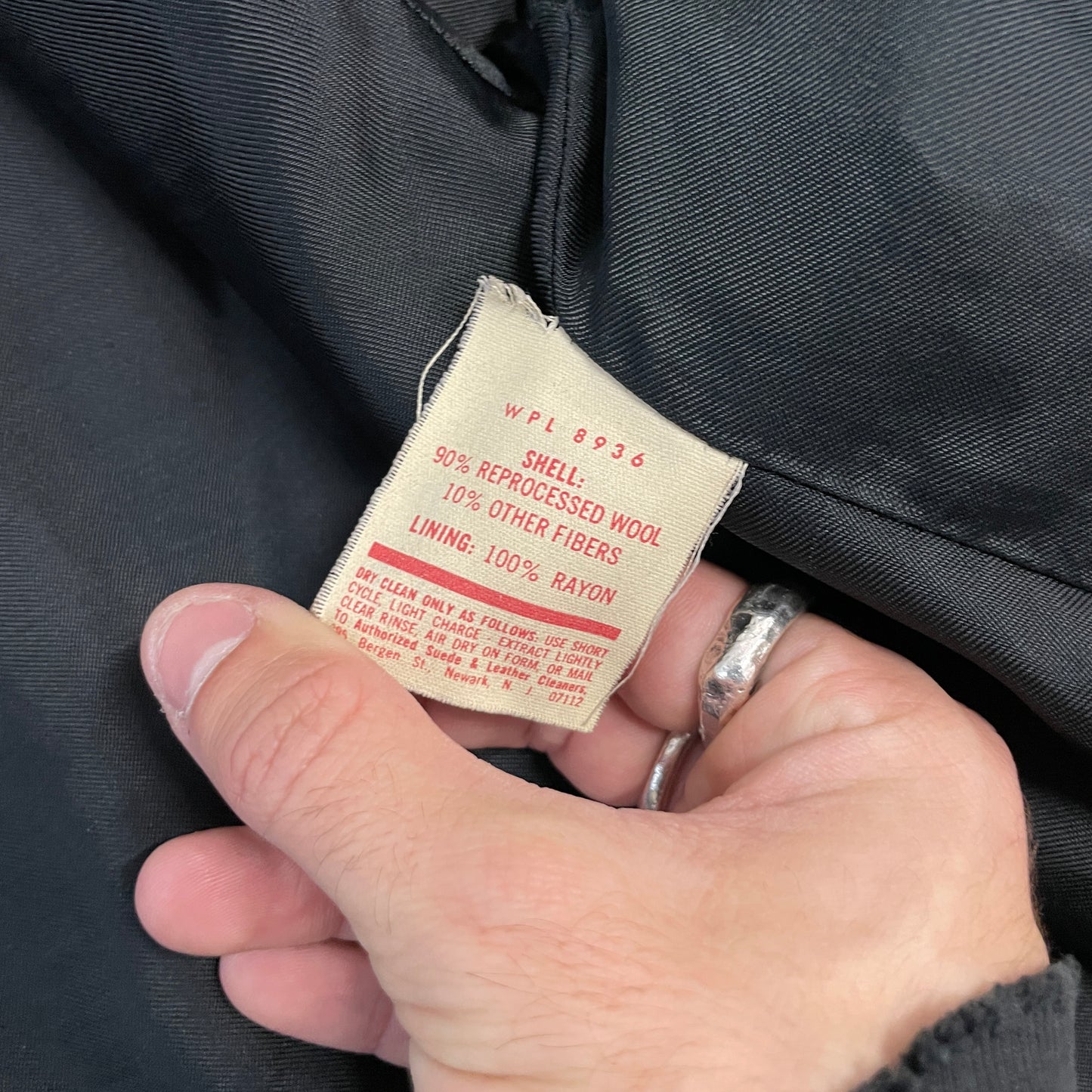 1970s Distressed Varsity Jacket [S]