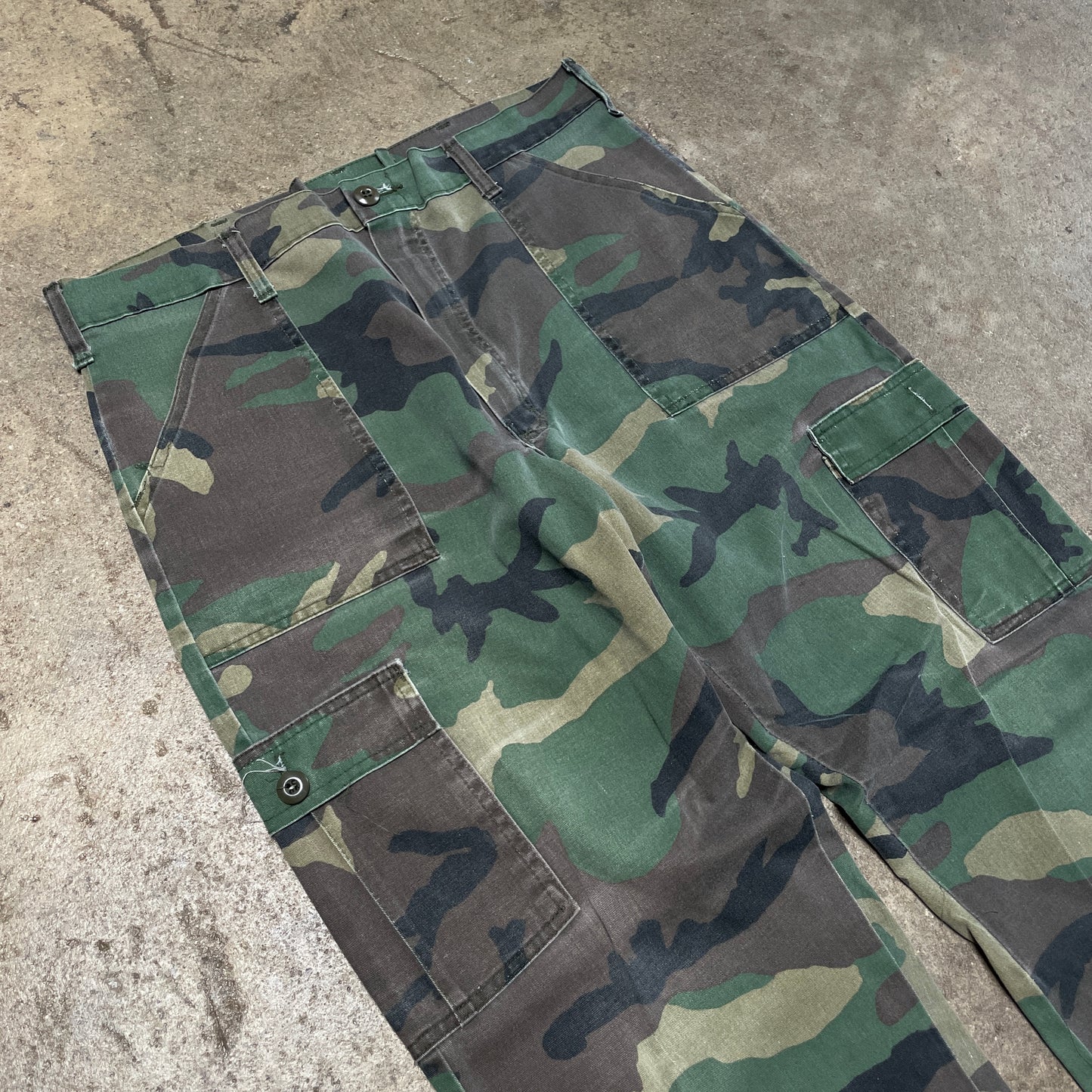 1990s Camo Faded Pants