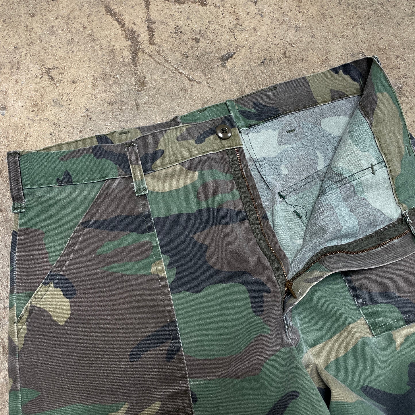 1990s Camo Faded Pants