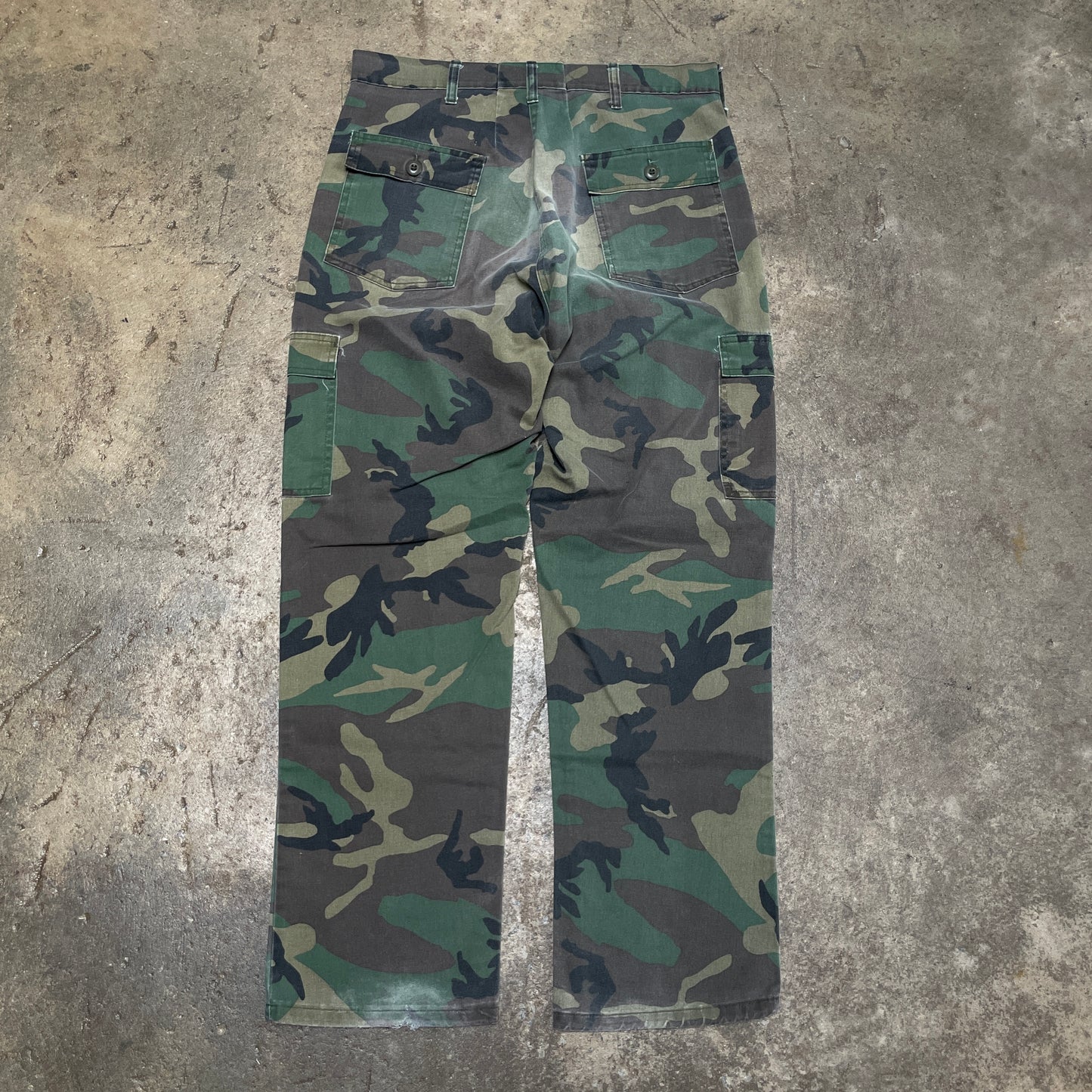 1990s Camo Faded Pants