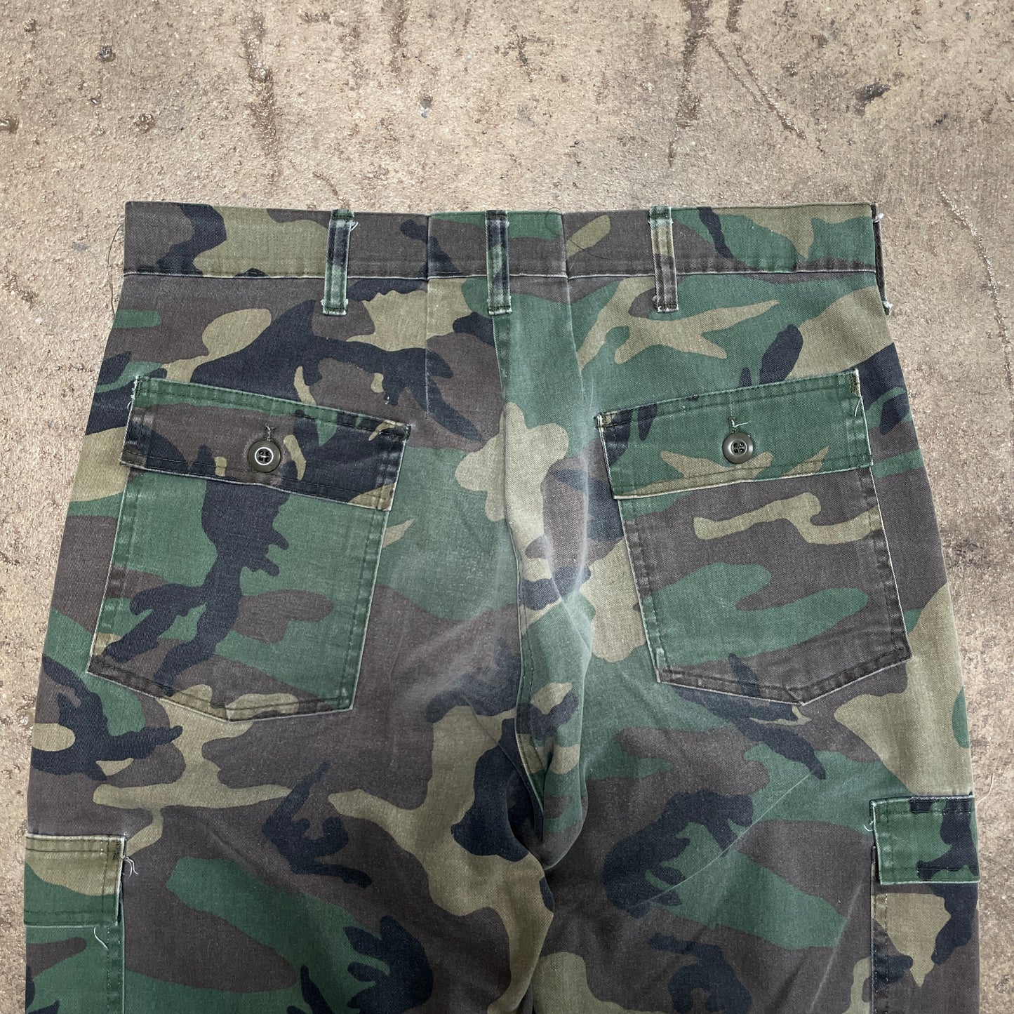 1990s Camo Faded Pants