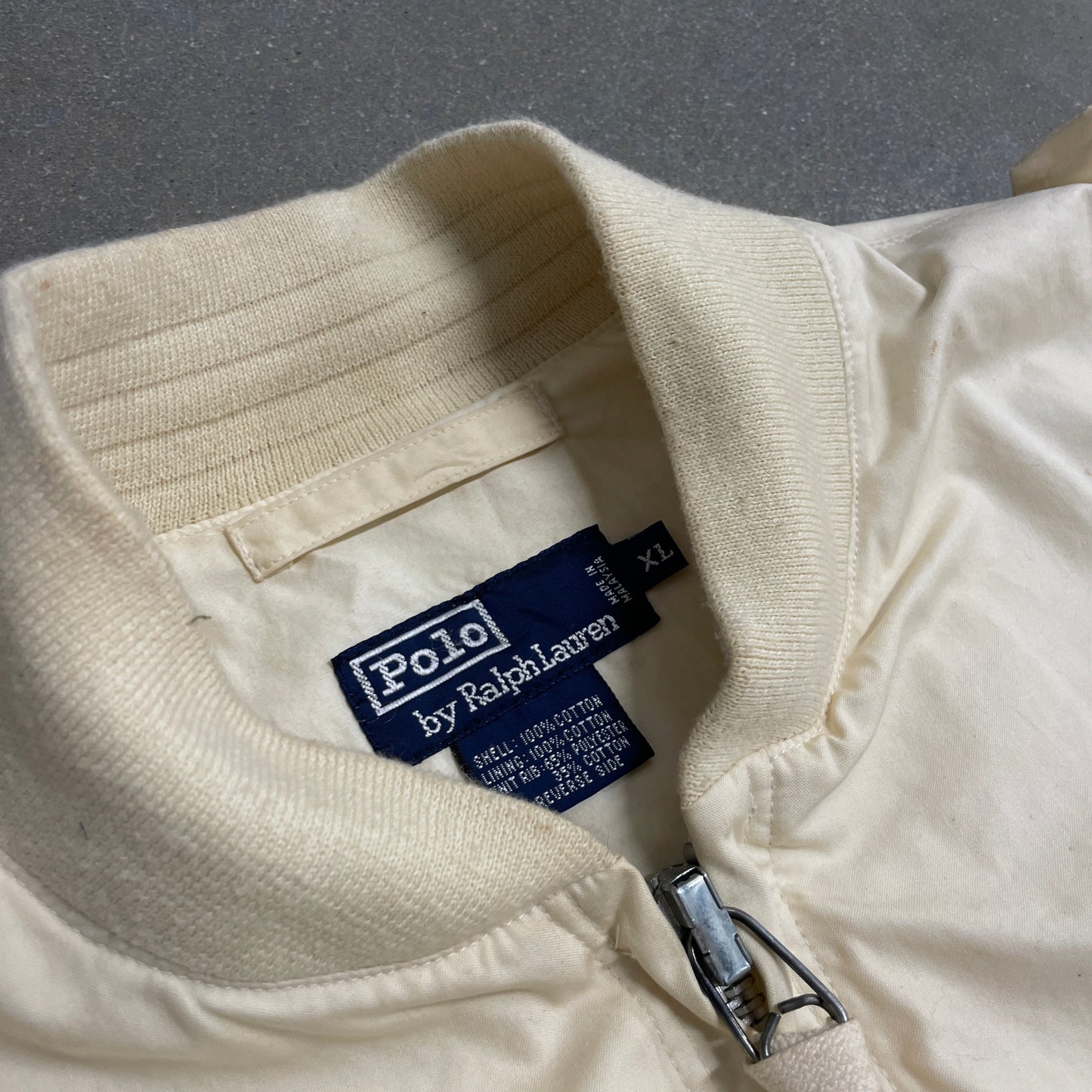 Y2K Polo Ralph Lauren Bomber Zip-Up Jacket [XL]