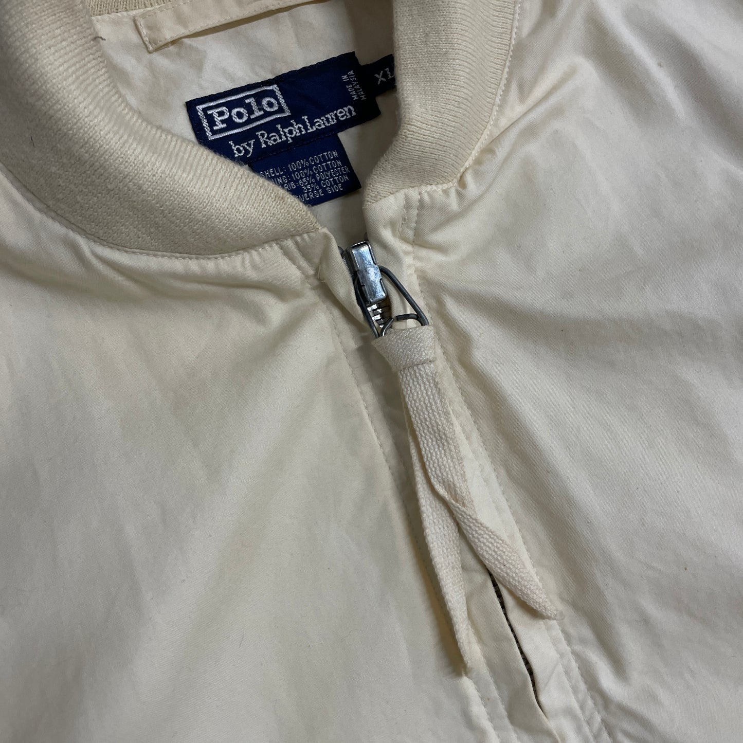 Y2K Polo Ralph Lauren Bomber Zip-Up Jacket [XL]