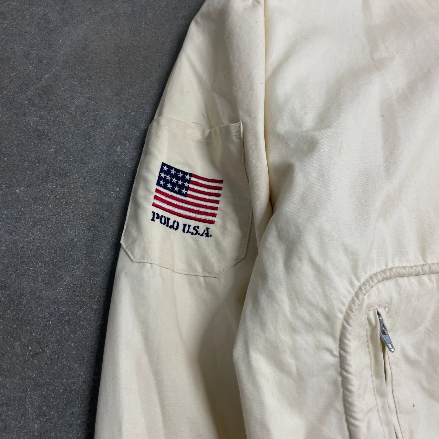Y2K Polo Ralph Lauren Bomber Zip-Up Jacket [XL]