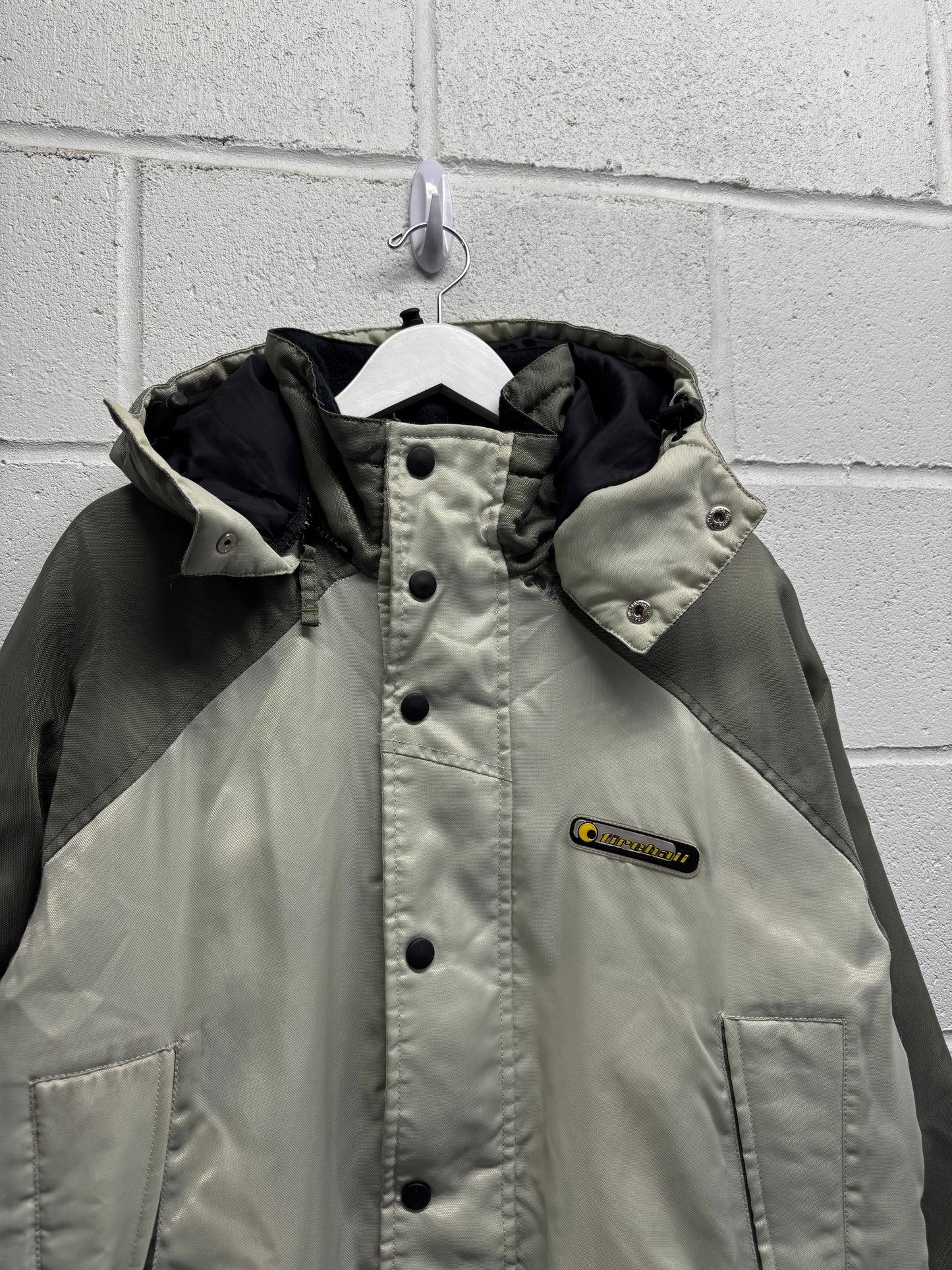 Y2K 2000s Fireball Sports Jacket [L]