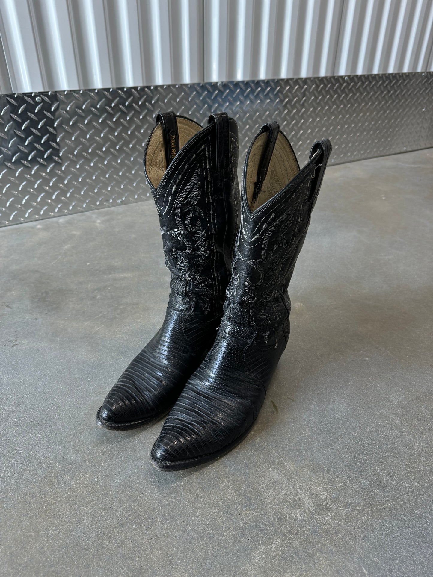 Vintage 1990s Leather Cowboy Boots [8.5M]
