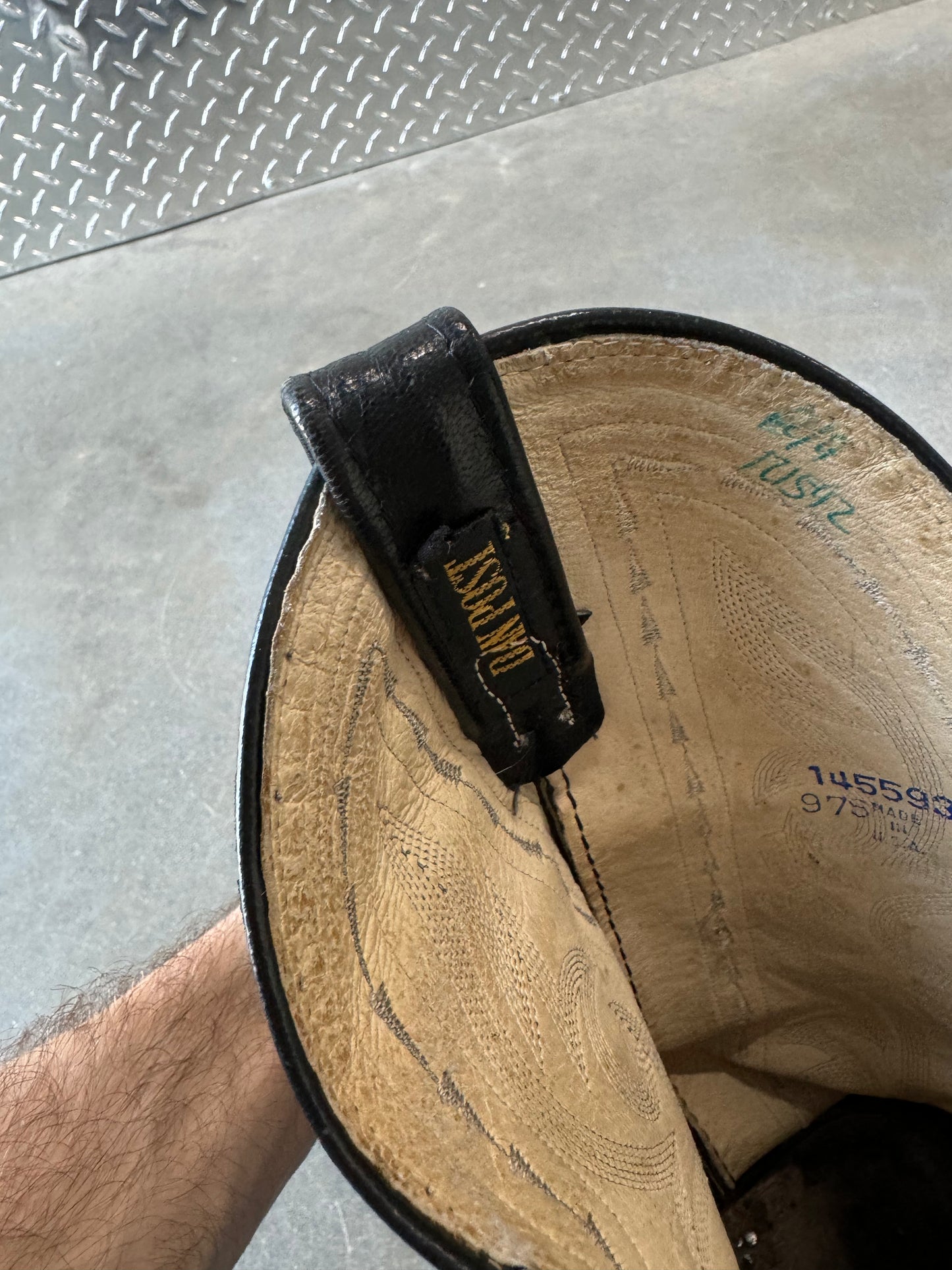 Vintage 1990s Leather Cowboy Boots [8.5M]