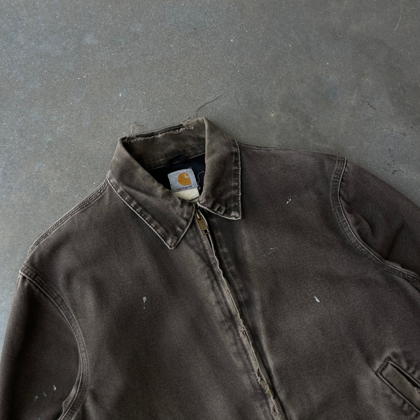 1990s Distressed Carhartt Work Jacket [L]