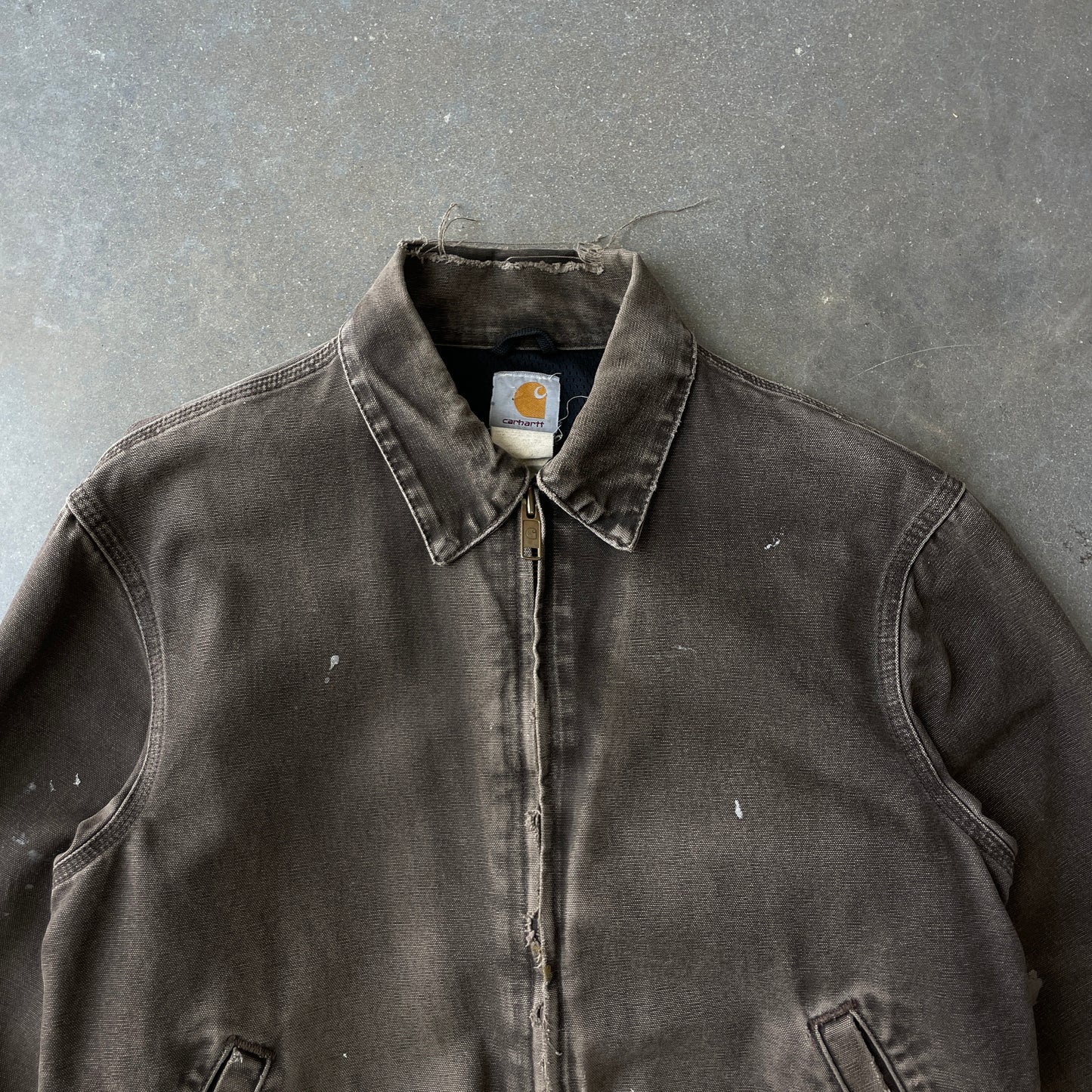 1990s Distressed Carhartt Work Jacket [L]