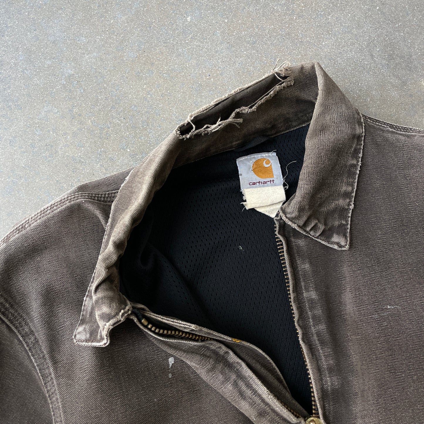1990s Distressed Carhartt Work Jacket [L]