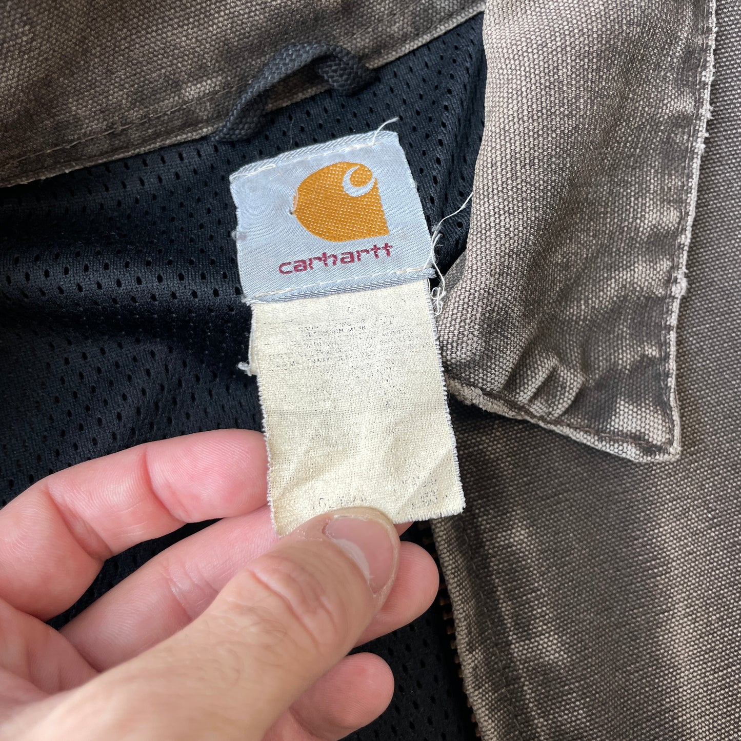 1990s Distressed Carhartt Work Jacket [L]