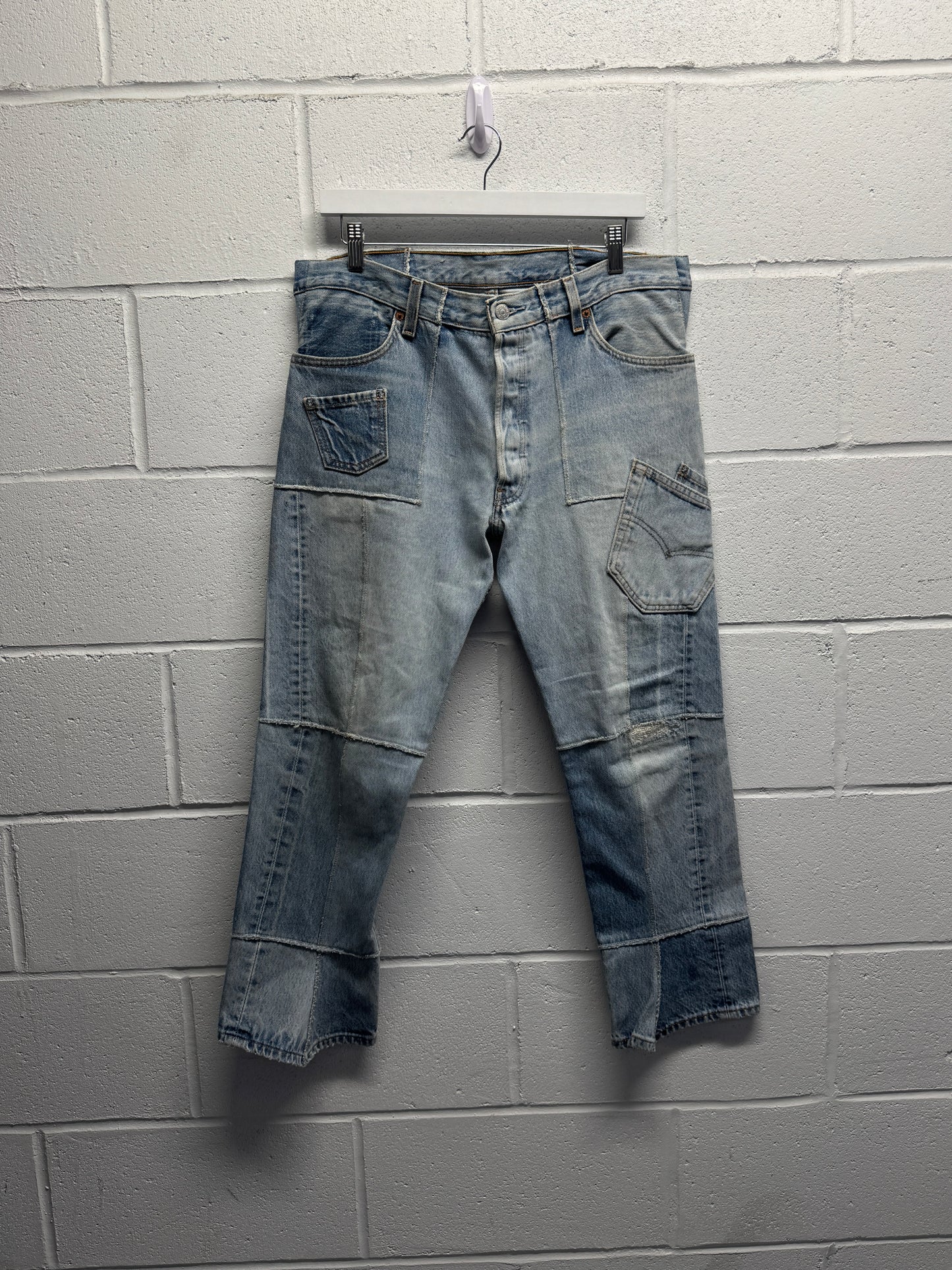 Takahiromiyashita The Soloist Levis Patchwork Jeans [36]