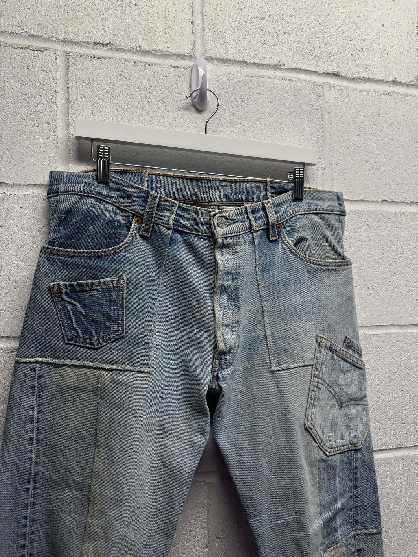 Takahiromiyashita The Soloist Levis Patchwork Jeans [36]