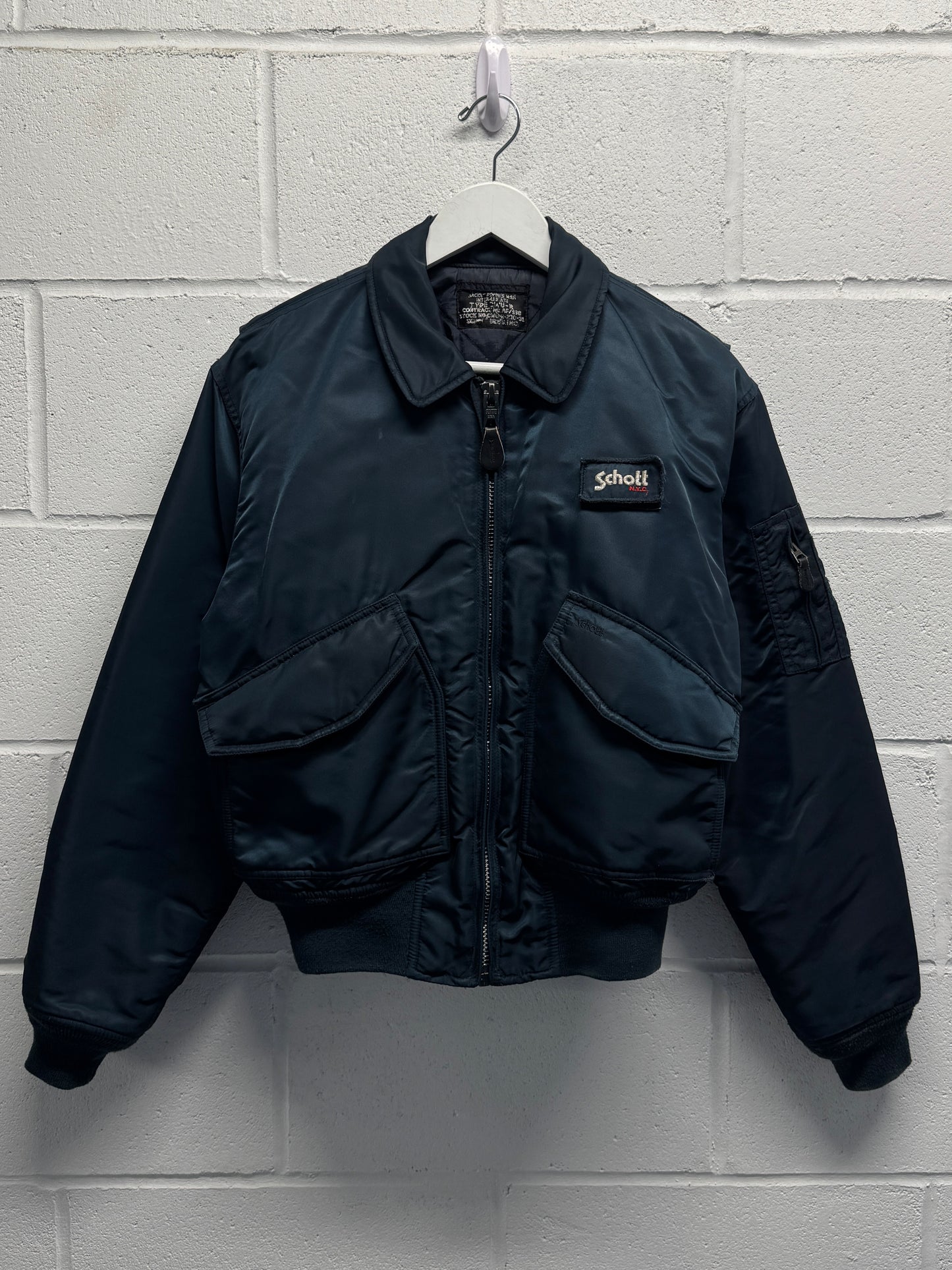 1980s Faded Schott Bomber Jacket [M]