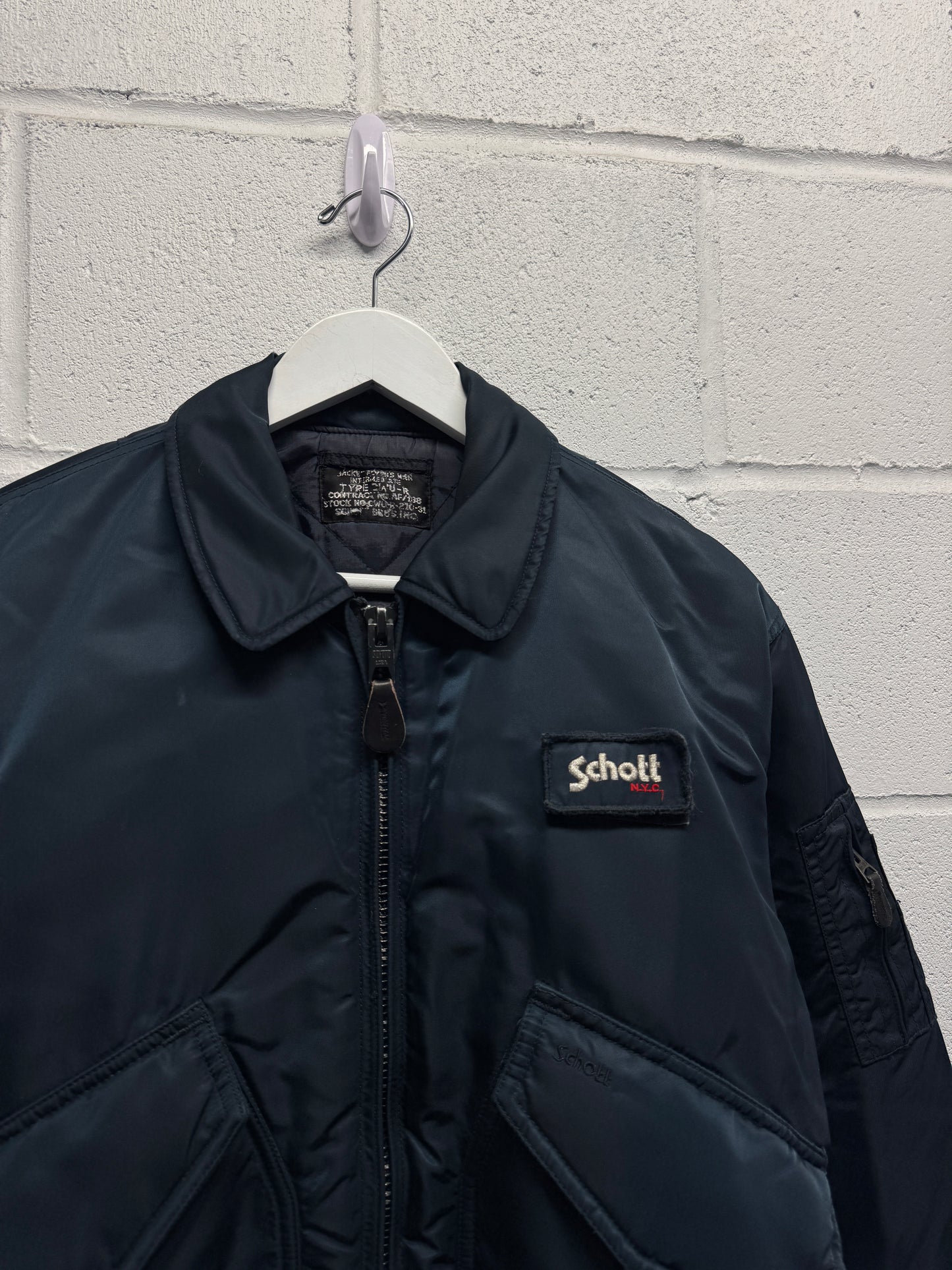 1980s Faded Schott Bomber Jacket [M]