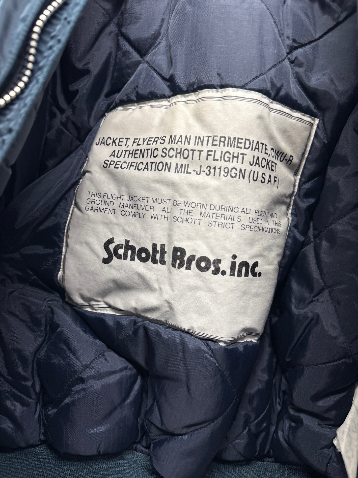 1980s Faded Schott Bomber Jacket [M]