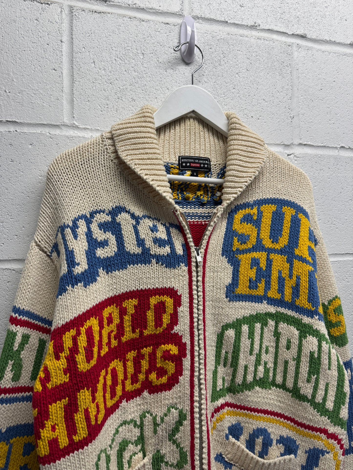 SS21 Supreme x Hysteric Glamour Logos Sweater [M]
