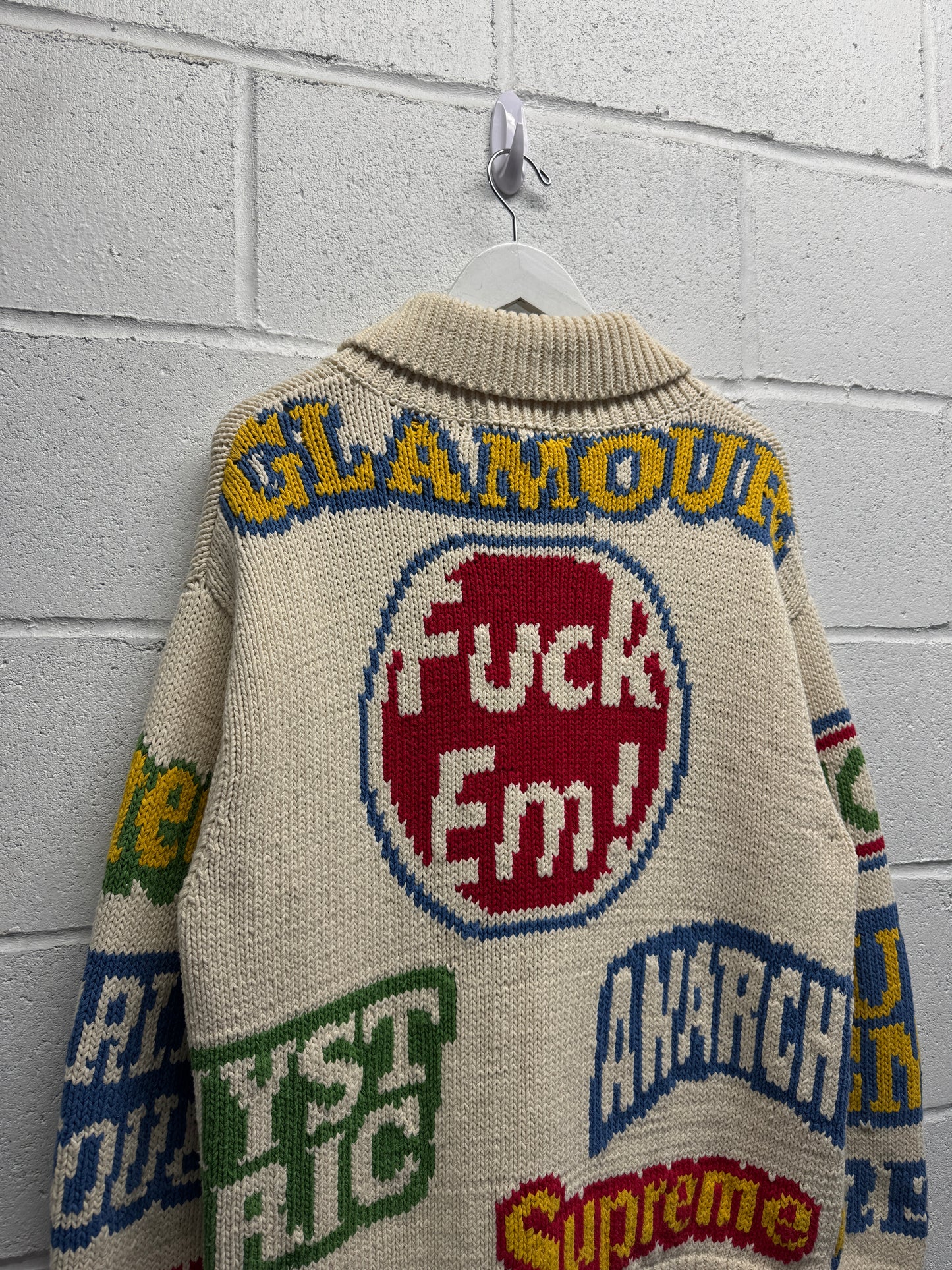 SS21 Supreme x Hysteric Glamour Logos Sweater [M]