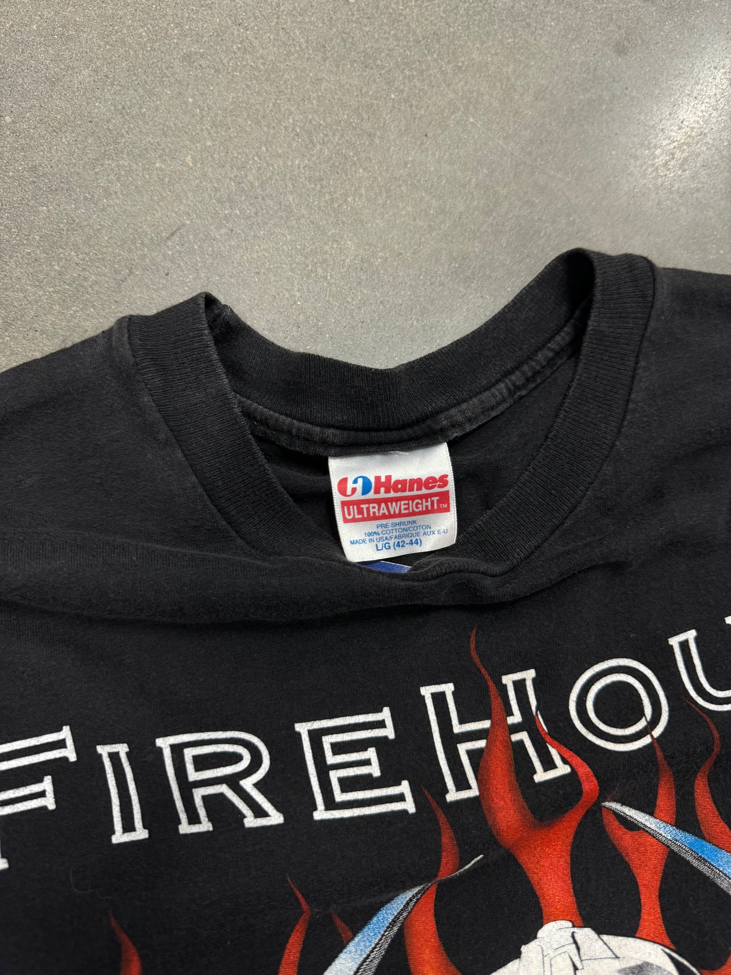 Vintage 1990s Firehouse 9/11 Band T-Shirt [L]