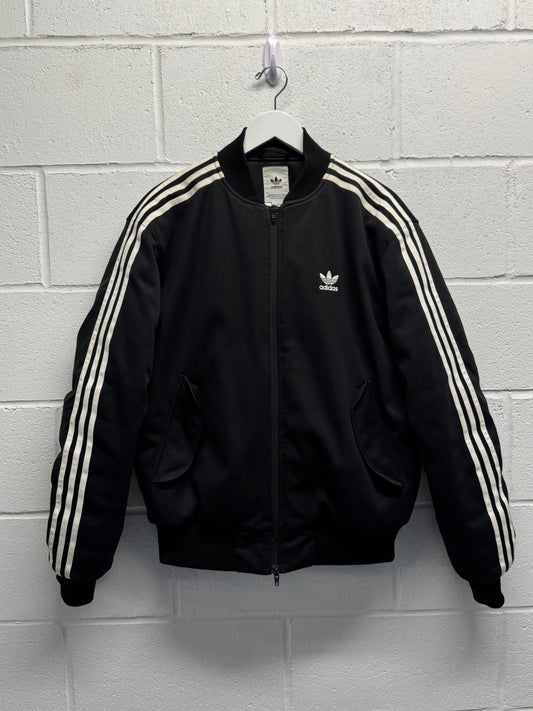 Y2K Adidas Originals 3 Stripes Bomber MA-1 Jacket [M/L]