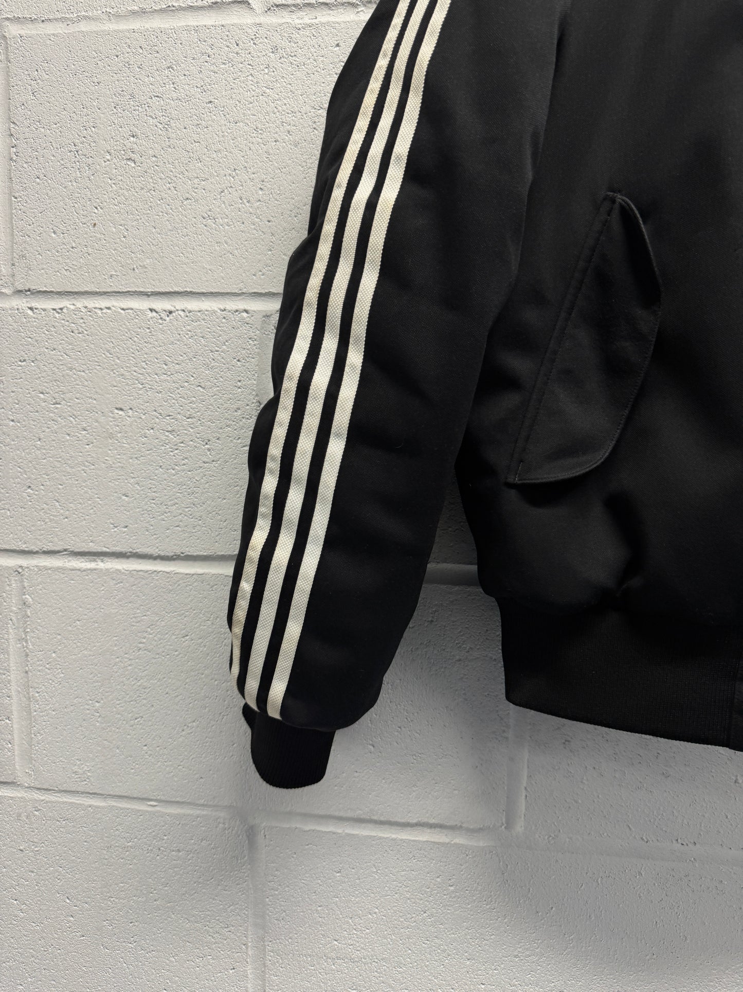 Y2K Adidas Originals 3 Stripes Bomber MA-1 Jacket [M/L]