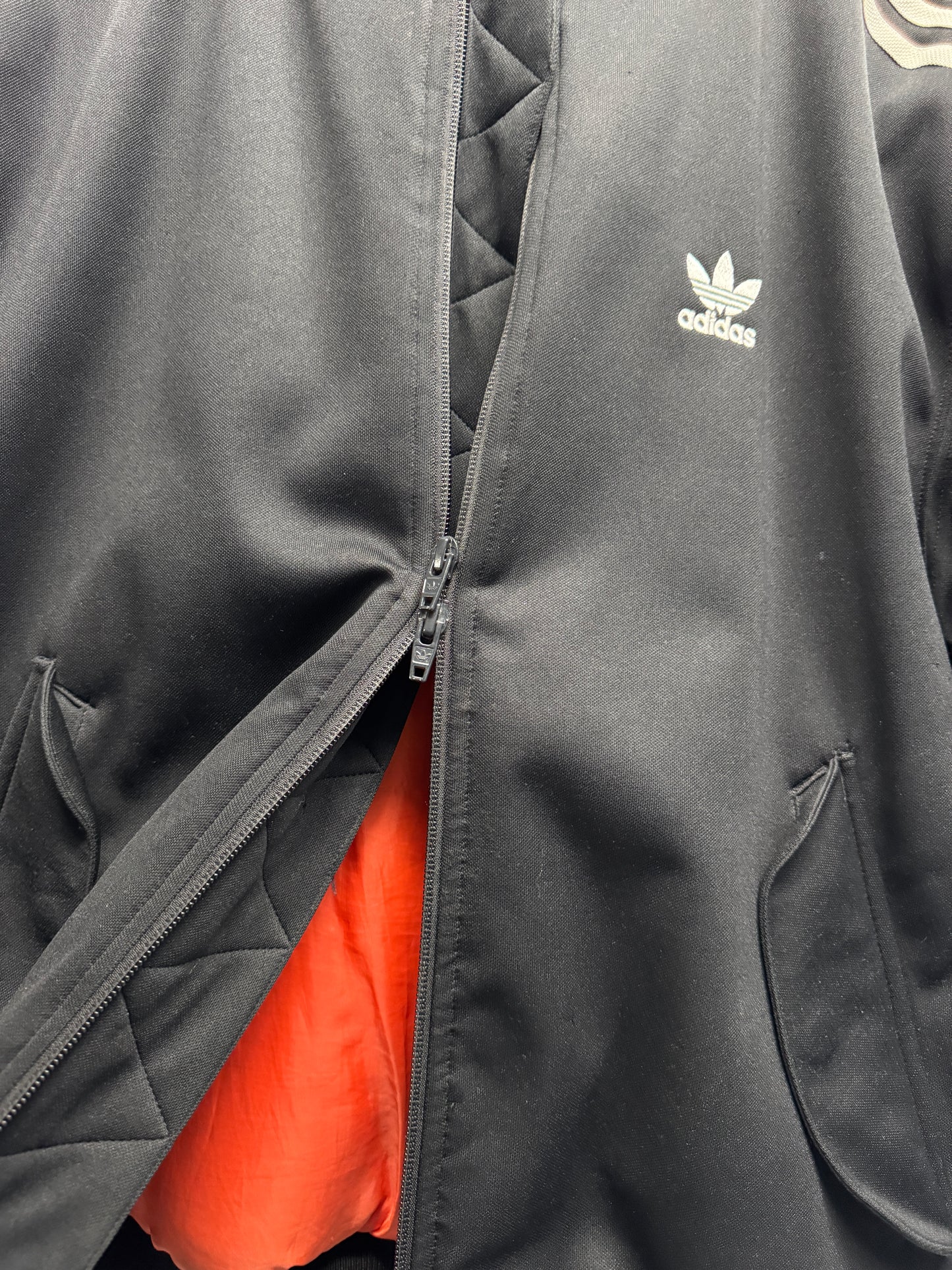 Y2K Adidas Originals 3 Stripes Bomber MA-1 Jacket [M/L]