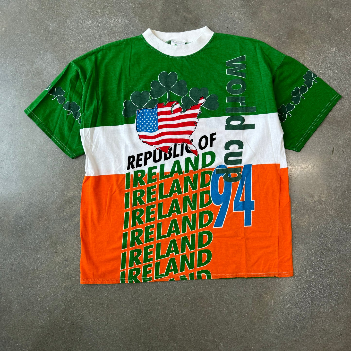 1994 World Cup Ireland All Over Print T-Shirt [XL]