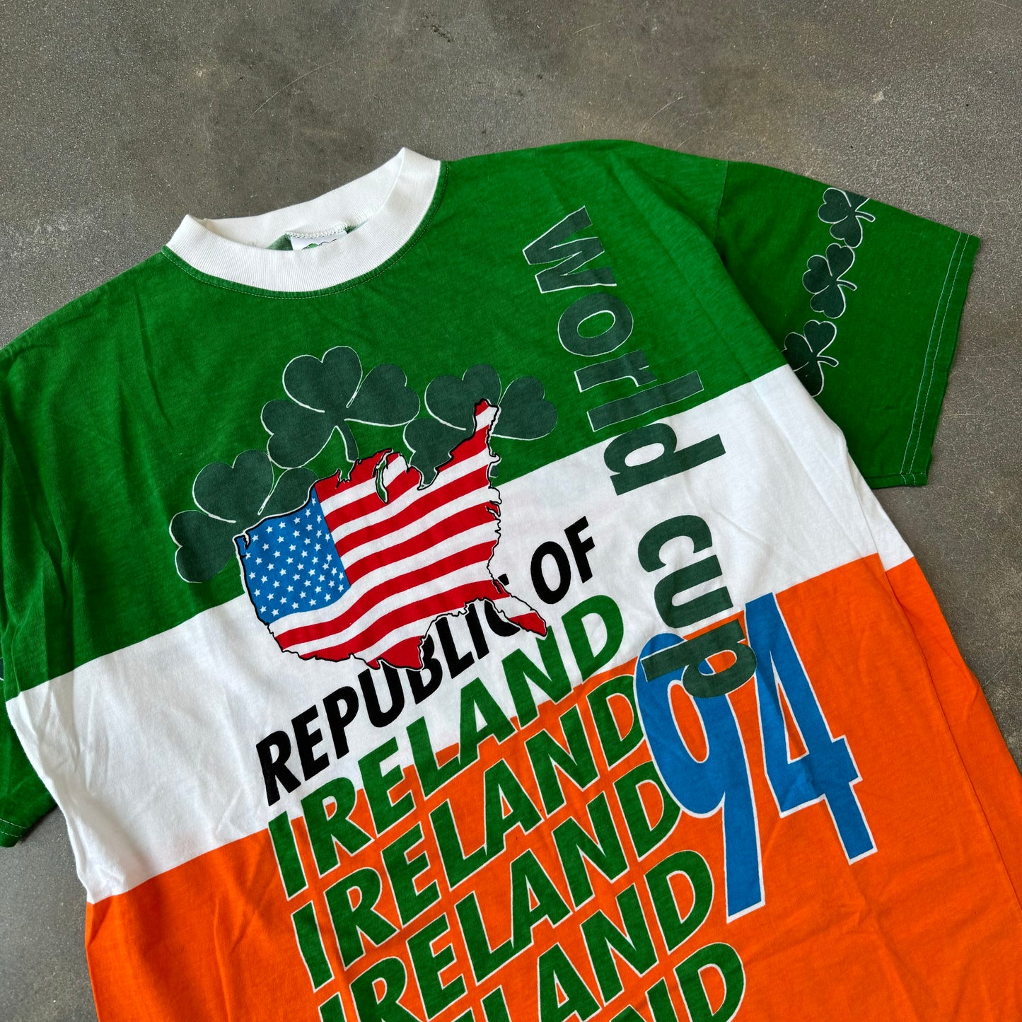 1994 World Cup Ireland All Over Print T-Shirt [XL]